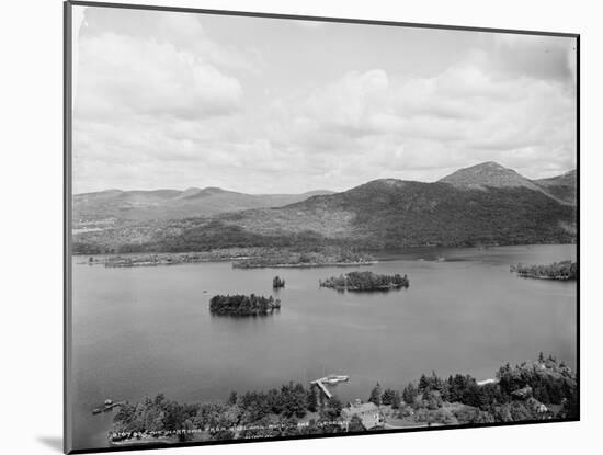 The Narrows from Shelving Rock, Lake George, C.1900-06-null-Mounted Photographic Print