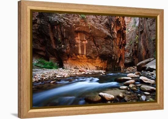 The Narrows In Zion National Park, Utah-Austin Cronnelly-Framed Premier Image Canvas