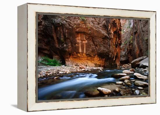 The Narrows In Zion National Park, Utah-Austin Cronnelly-Framed Premier Image Canvas