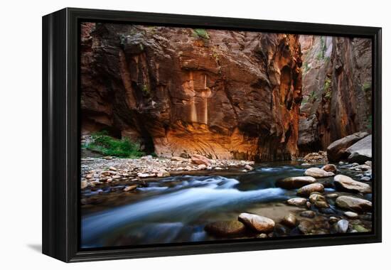 The Narrows In Zion National Park, Utah-Austin Cronnelly-Framed Premier Image Canvas