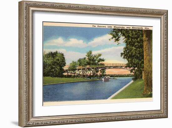 The Narrows, Lake Minnetonka, Minneapolis, Minnesota-null-Framed Art Print