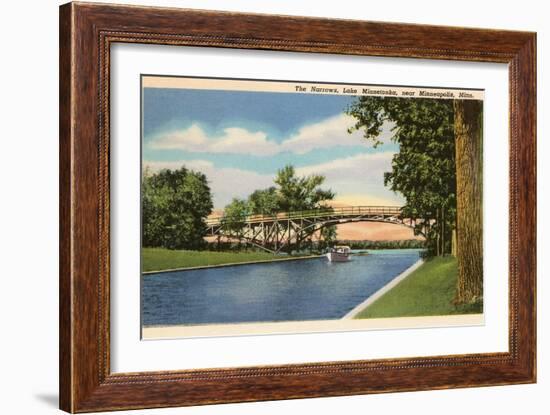 The Narrows, Lake Minnetonka, Minneapolis, Minnesota-null-Framed Art Print