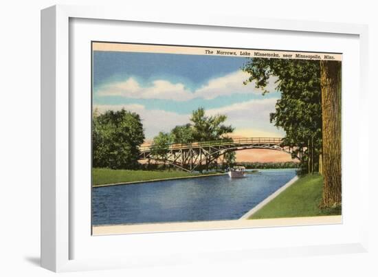 The Narrows, Lake Minnetonka, Minneapolis, Minnesota-null-Framed Art Print