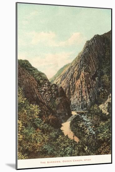 The Narrows, Ogden Canyon, Utah-null-Mounted Art Print