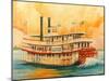 The Natchez Riverboat-Diane Millsap-Mounted Art Print