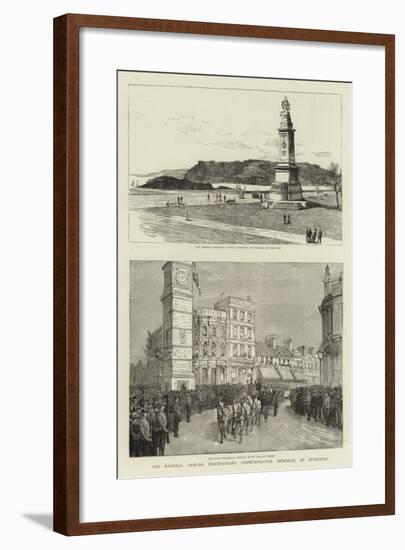 The National Armada Tercentenary Commemoration Memorial at Plymouth-null-Framed Giclee Print