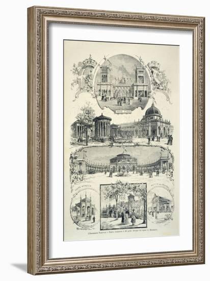 The National Exposition of Italian Industry and Commerce in Turin, April 26, 1884-Antonio Canova-Framed Giclee Print