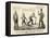 The National Game: Three Outs and One Run, Abraham Winning the Ball, 1860-Currier & Ives-Framed Premier Image Canvas