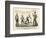 The National Game: Three Outs and One Run, Abraham Winning the Ball, 1860-Currier & Ives-Framed Giclee Print