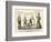 The National Game: Three Outs and One Run, Abraham Winning the Ball, 1860-Currier & Ives-Framed Giclee Print