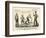 The National Game: Three Outs and One Run, Abraham Winning the Ball, 1860-Currier & Ives-Framed Giclee Print