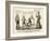 The National Game: Three Outs and One Run, Abraham Winning the Ball, 1860-Currier & Ives-Framed Giclee Print