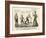 The National Game: Three Outs and One Run, Abraham Winning the Ball, 1860-Currier & Ives-Framed Giclee Print