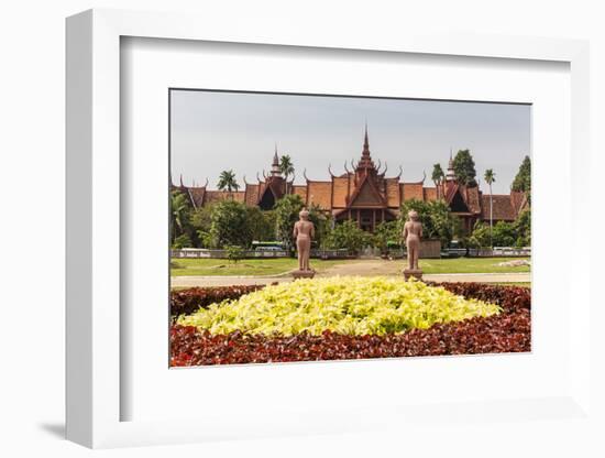 The National Museum of Cambodia in the Capital City of Phnom Penh, Cambodia, Indochina-Michael Nolan-Framed Photographic Print