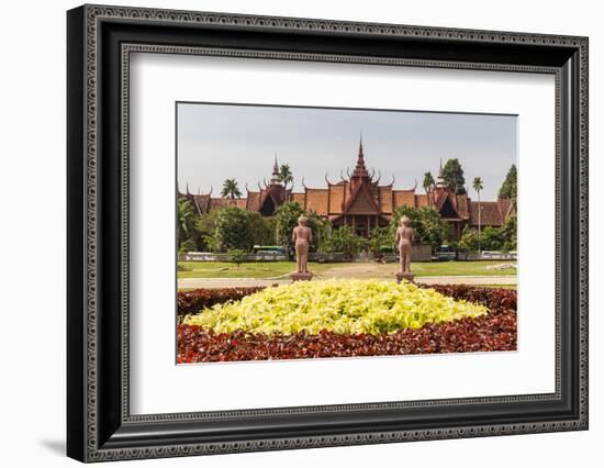 The National Museum of Cambodia in the Capital City of Phnom Penh, Cambodia, Indochina-Michael Nolan-Framed Photographic Print