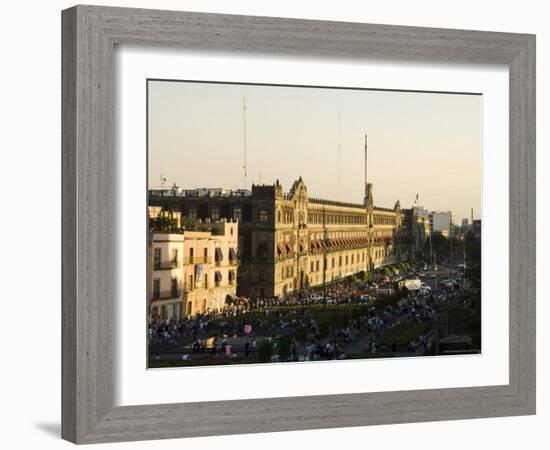 The National Palace, Zocalo, Centro Historico, Mexico City, Mexico, North America-R H Productions-Framed Photographic Print