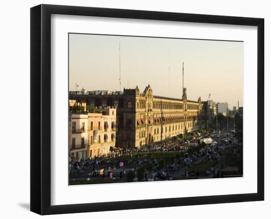 The National Palace, Zocalo, Centro Historico, Mexico City, Mexico, North America-R H Productions-Framed Photographic Print