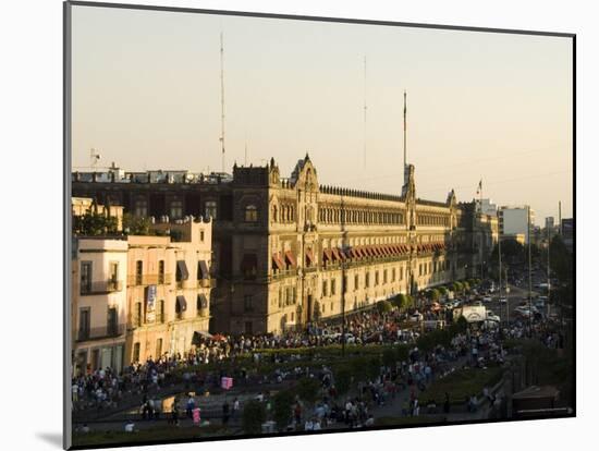 The National Palace, Zocalo, Centro Historico, Mexico City, Mexico, North America-R H Productions-Mounted Photographic Print