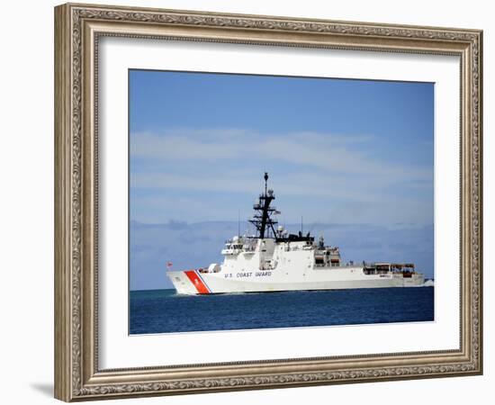 The National Security Cutter Uscgc Waesche-null-Framed Photographic Print