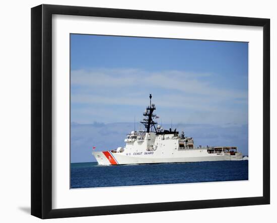 The National Security Cutter Uscgc Waesche-null-Framed Photographic Print