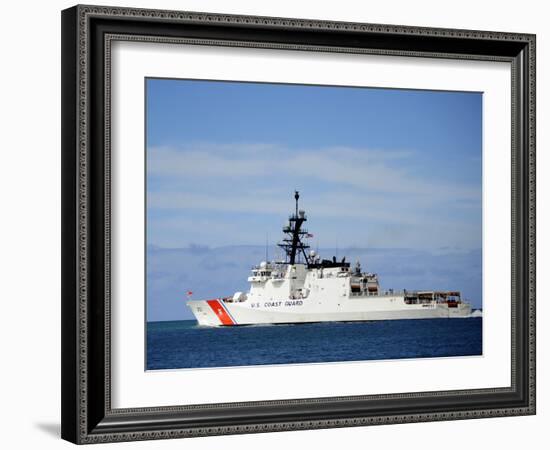 The National Security Cutter Uscgc Waesche-null-Framed Photographic Print