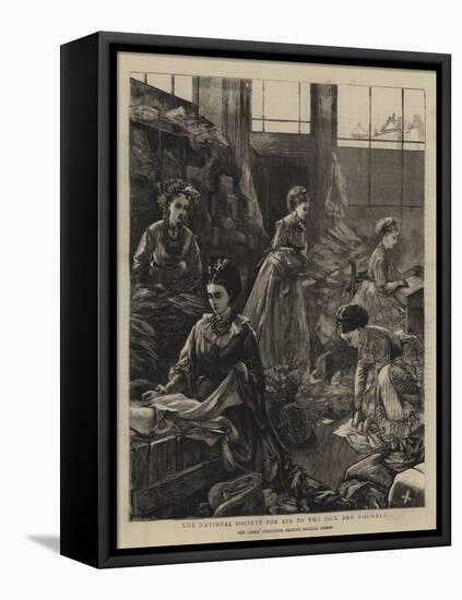 The National Society for Aid to the Sick and Wounded-Henry Woods-Framed Premier Image Canvas