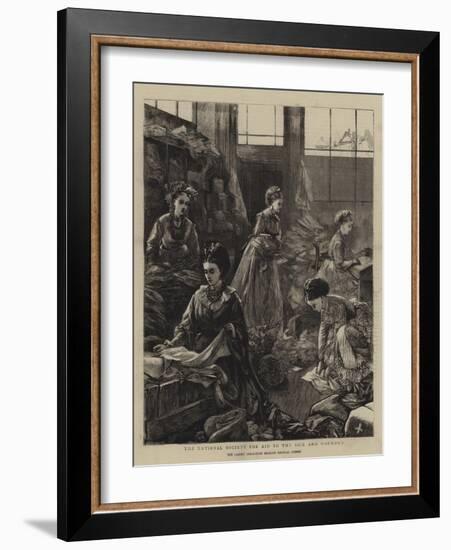The National Society for Aid to the Sick and Wounded-Henry Woods-Framed Giclee Print