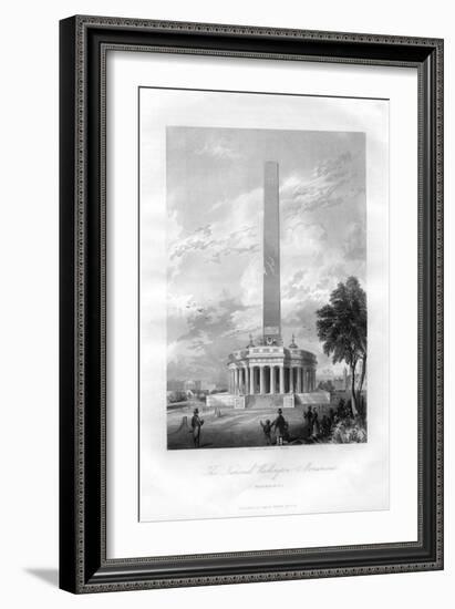 The National Washington Monument, Washington DC, USA, 1855-AC Warren-Framed Giclee Print