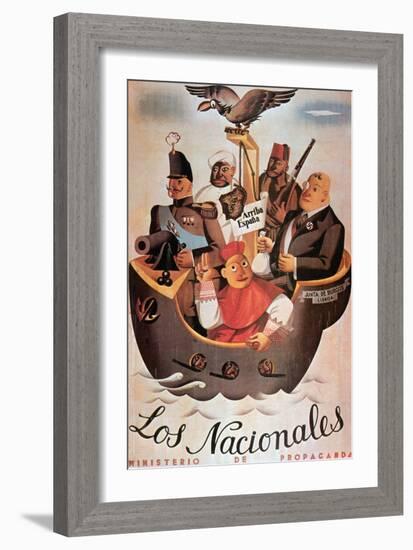 The Nationalists-Canavate-Framed Premium Giclee Print