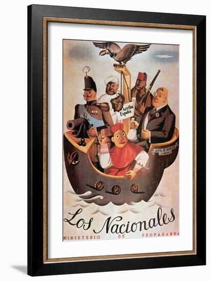 The Nationalists-Canavate-Framed Premium Giclee Print