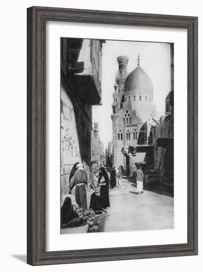 The Native Quarter, Cairo, Egypt, C1920s-null-Framed Giclee Print