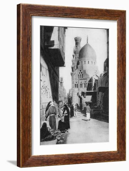 The Native Quarter, Cairo, Egypt, C1920s-null-Framed Giclee Print