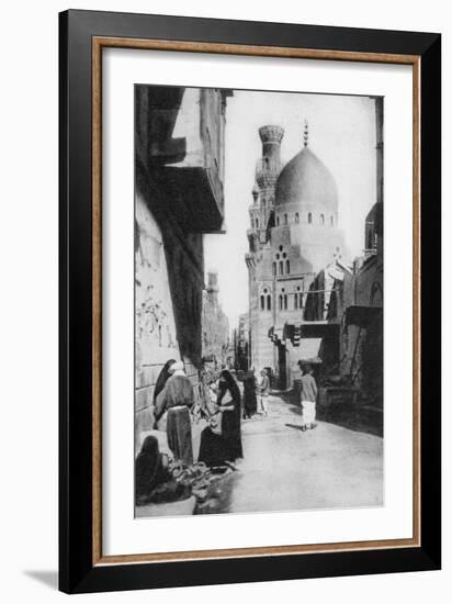 The Native Quarter, Cairo, Egypt, C1920s-null-Framed Giclee Print