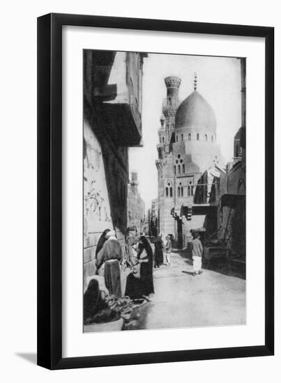 The Native Quarter, Cairo, Egypt, C1920s-null-Framed Giclee Print