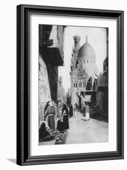 The Native Quarter, Cairo, Egypt, C1920s-null-Framed Giclee Print