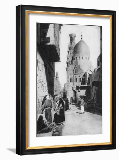 The Native Quarter, Cairo, Egypt, C1920s-null-Framed Giclee Print