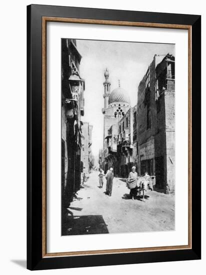 The Native Quarter, Cairo, Egypt, C1920s-null-Framed Giclee Print