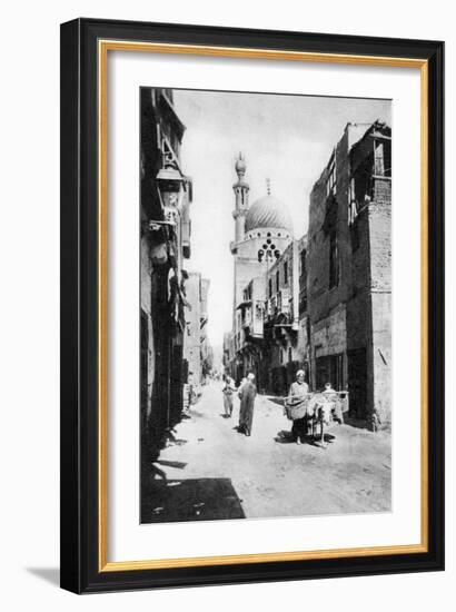 The Native Quarter, Cairo, Egypt, C1920s-null-Framed Giclee Print