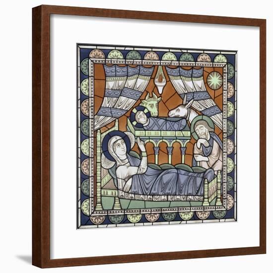 The Nativity, 12th century-null-Framed Giclee Print