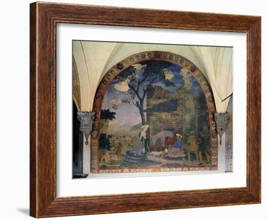 The Nativity, 1460-62-Alesso Baldovinetti-Framed Giclee Print