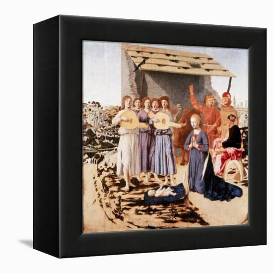 The Nativity, 1470-1475-Piero della Francesca-Framed Premier Image Canvas