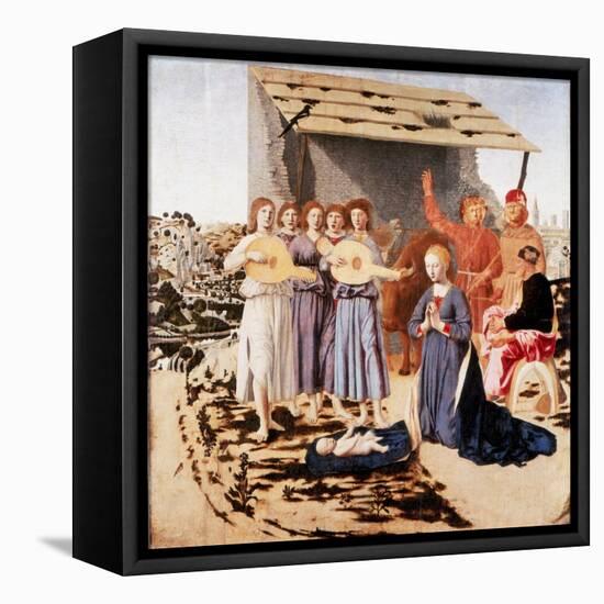 The Nativity, 1470-1475-Piero della Francesca-Framed Premier Image Canvas