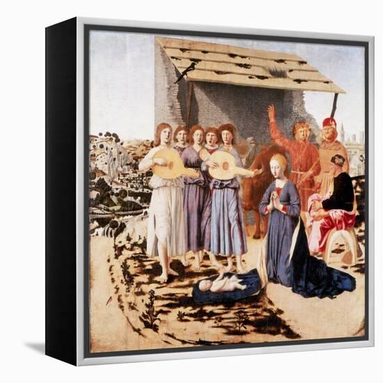 The Nativity, 1470-1475-Piero della Francesca-Framed Premier Image Canvas