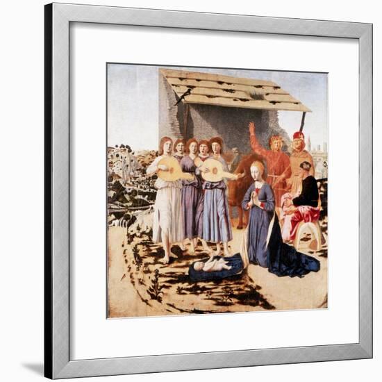 The Nativity, 1470-1475-Piero della Francesca-Framed Giclee Print