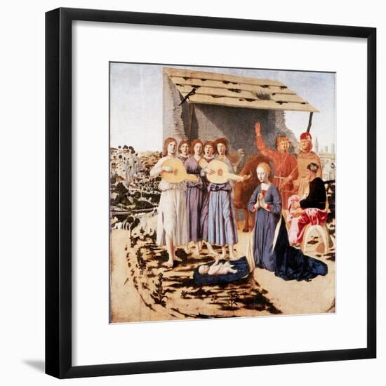 The Nativity, 1470-1475-Piero della Francesca-Framed Giclee Print