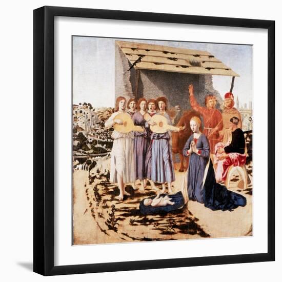 The Nativity, 1470-1475-Piero della Francesca-Framed Giclee Print