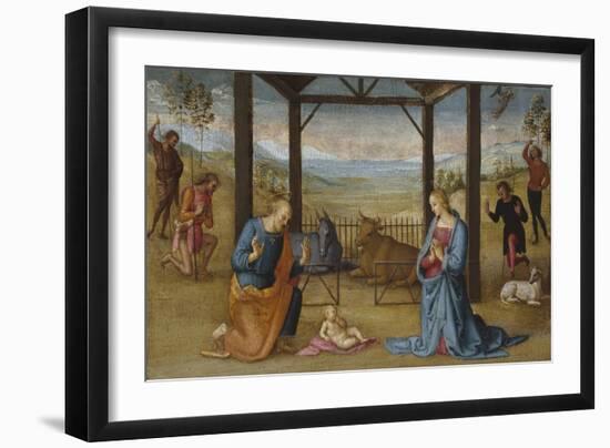 The Nativity, 1500-05-Pietro Perugino-Framed Giclee Print