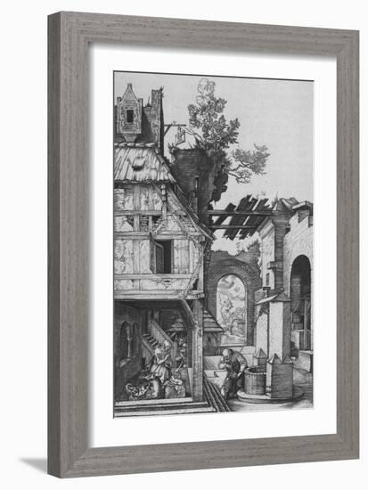 'The Nativity', 1504, (1906)-Albrecht Durer-Framed Giclee Print