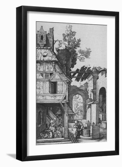 'The Nativity', 1504, (1906)-Albrecht Durer-Framed Giclee Print