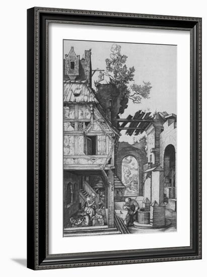 'The Nativity', 1504, (1906)-Albrecht Durer-Framed Giclee Print